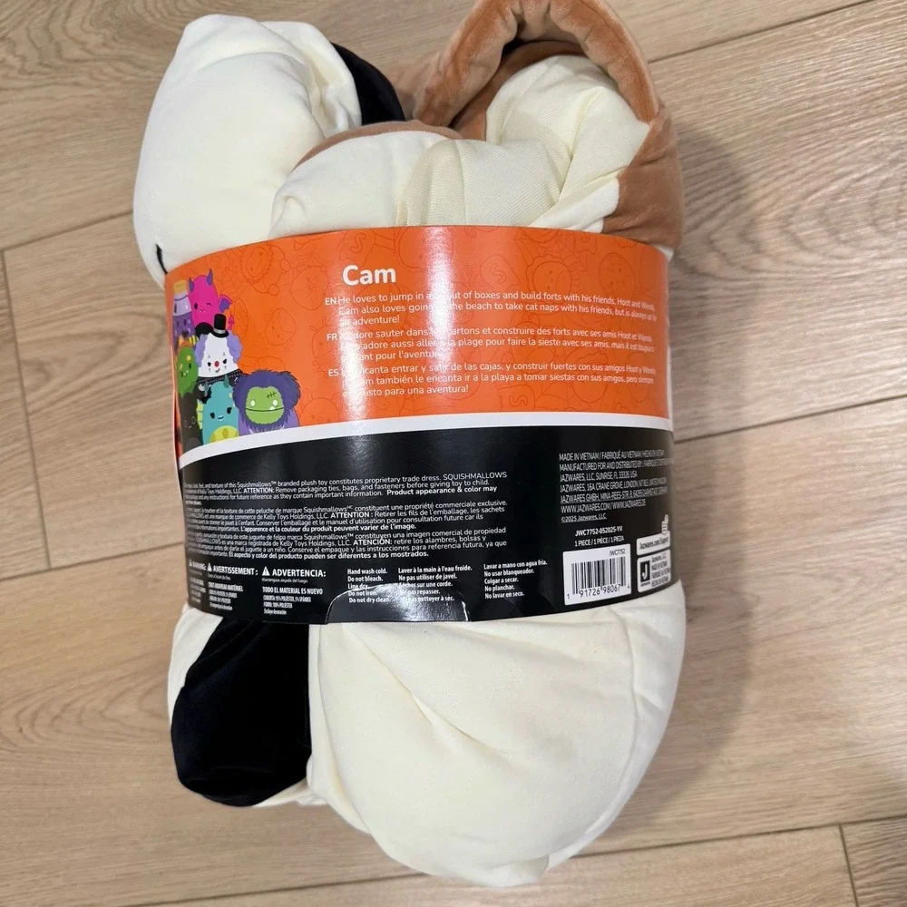 Squishmallows Cam The Calico Cat Costume - 6+ Kids Youth NWT